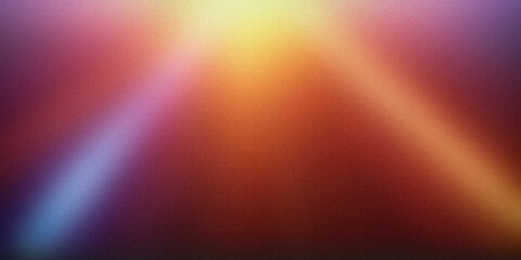 Vibrant gradient background featuring a blend of warm orange, red, and purple tones with streaks of light blue and yellow. Ideal for adding a dynamic touch to creative projects and digital designs