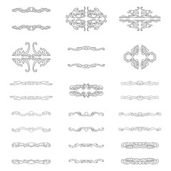 border, aesthetic, vintage and vector border design elements