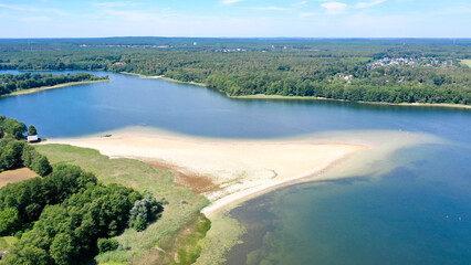 Luftbild Seddiner See - Gemeinde in Brandenburg

