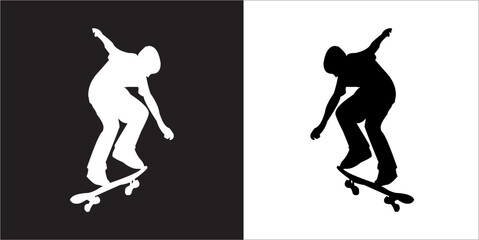 IIlustration Vector graphics of Skate icon