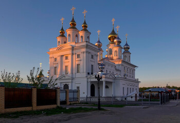 Obraz premium Resurrection Cathedral in the Shuya town