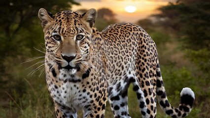 Obraz premium Leopard portrait (High Quality Wallpaper Wild PhotoGraphy)