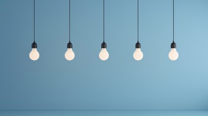 elegant navy blue lamps bulbs and decorative lights minimalist style and white sophisticated silhouette minimalist pose clean white background in clean studio lighting product photography 32k