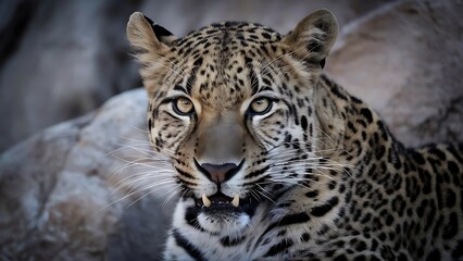 Obraz premium Leopard portrait (High Quality Wallpaper Wild PhotoGraphy)