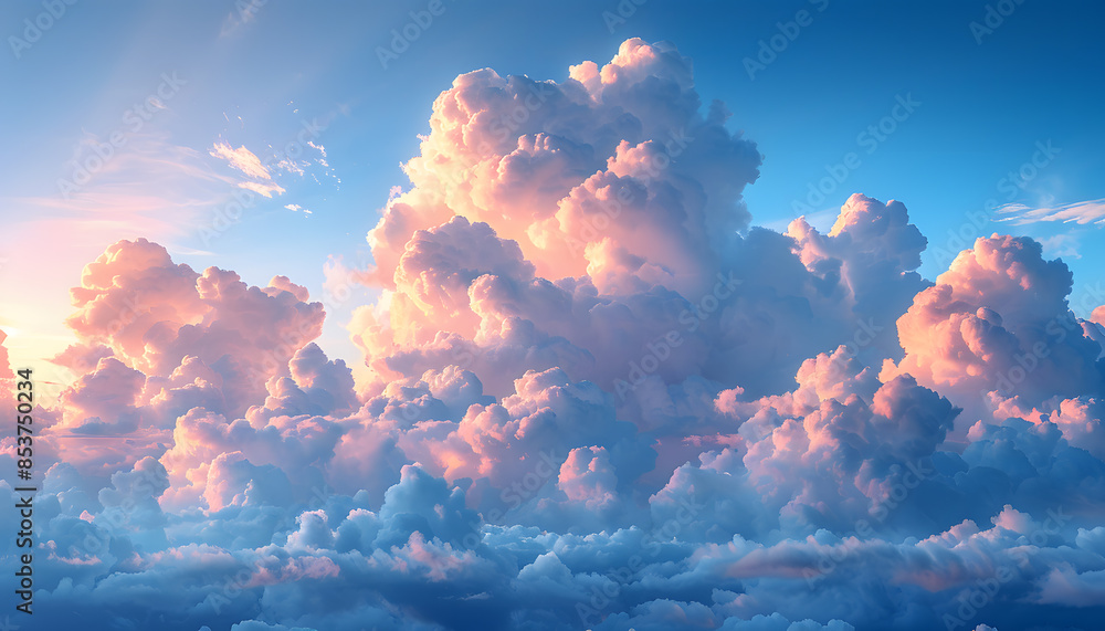 Wall mural sky background