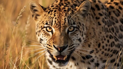 Obraz premium Leopard portrait (High Quality Wallpaper Wild PhotoGraphy)
