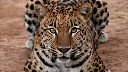 Fototapeta premium Leopard portrait (High Quality Wallpaper Wild PhotoGraphy)