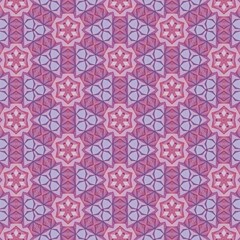 Colourful Retro Patterns - Pattern One