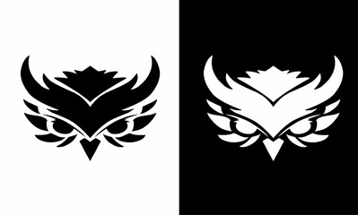 illustration vector graphic of template logo design owl head