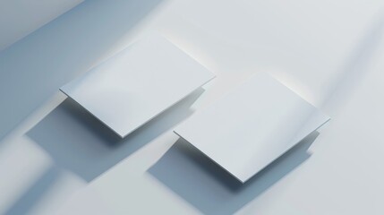 Minimalist Light and Shadow Abstract, Generative AI