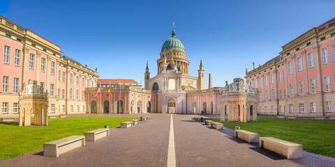 Obraz premium View of the Brandenburg parliament (Landtag), Potsdam, Germany