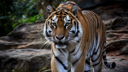Portrait of a Confident Tiger (High Quality Wallpaper Wild Photography)