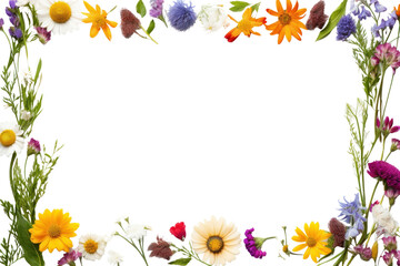 Obraz premium PNG Wildflower backgrounds outdoors plant.