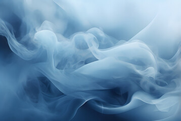 Fototapeta premium Blue haze on a dark background