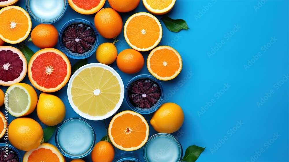 Wall mural fruit background