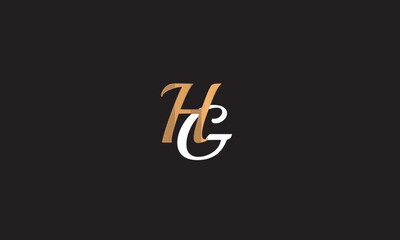 HG, GH , G , H , Abstract Letters Logo Monogram	