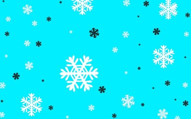 christmas background with snowflakes