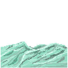 mountain background pixel art for dynamic digital projects and designs.