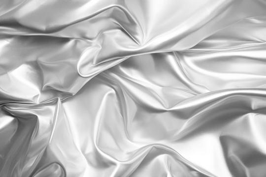 PNG Silver foil backgrounds silk crumpled.