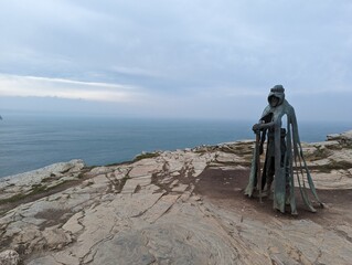 inspired by king arthur, Gallos statue, sculpture, tintagel, cornwall, england