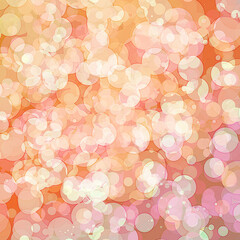 光り輝く丸の抽象背景イラスト