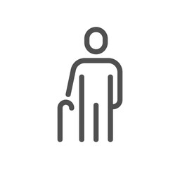 Family related icon outline and linear vector.
