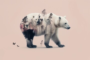 Fototapeta premium surrealistic animal weird surreal 