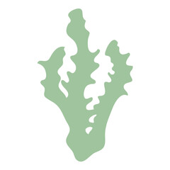 Green abstract algae