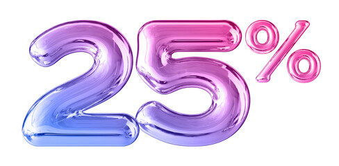 90 Percent Red Number 3D