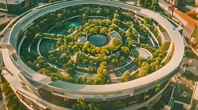 Solarpunk City Photography with Nikon Z7 II and DJI Phantom 4 Pro Drone