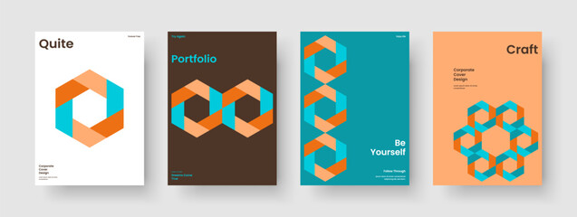 Isolated Book Cover Layout. Geometric Background Design. Abstract Flyer Template. Poster. Report. Banner. Business Presentation. Brochure. Leaflet. Notebook. Journal. Handbill. Magazine. Catalog