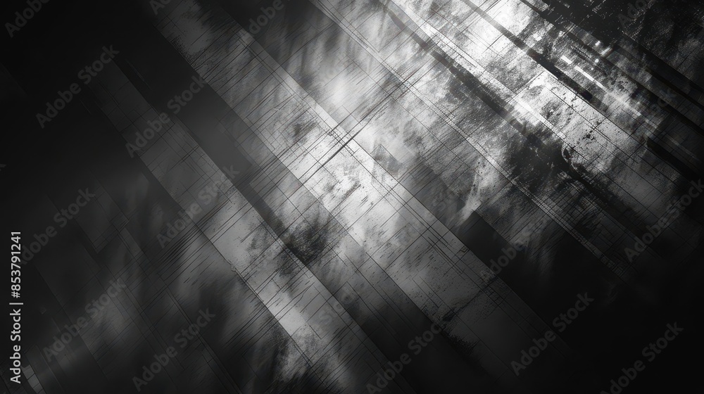 Poster abstract grayscale background grungy texture with bright glow versatile design element