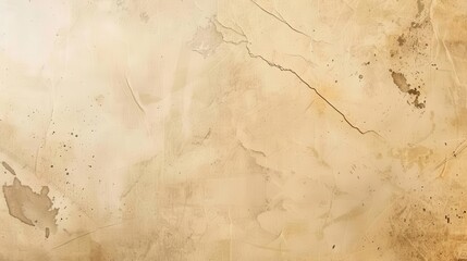 antique beige paper texture with faded ink stains and shabby edges vintage background