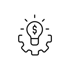 Sales configuration outline icons, minimalist vector illustration ,simple transparent graphic element .Isolated on white background