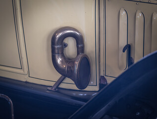 Retro and vintage old-timer car .