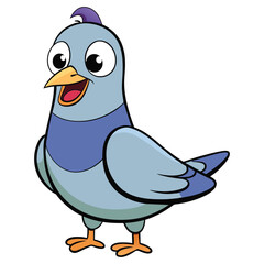 pigeon bird cartoon