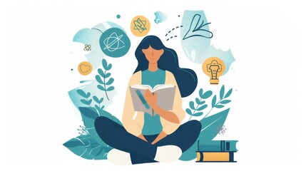 A healthcare infographic on mental health awareness, therapy options, and stress management techniques