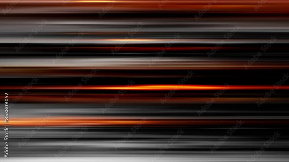 Poster moving horizontal orange and gray stripes. abstract background for event, party, carnival, celebrati