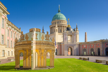View of the Brandenburg parliament (Landtag), Potsdam, Germany