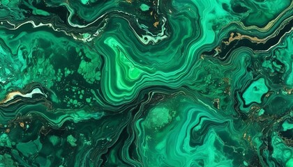 Fototapeta premium Serene Green Marble: A Tranquility-Inducing Abstract