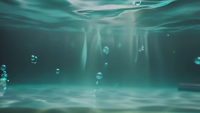 water drops on the surface ocean sea pool background move moving header banner