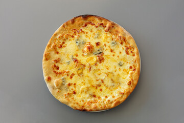 pizza, quattro, formaggi, 4, mozzarella, bufala, campana, gorgonzola, fontina, molle, formaggio, pecorino, bianca, italia, napoli, napoletana, bel paese, roma, romana, bassa, sottile, cornicione, arro