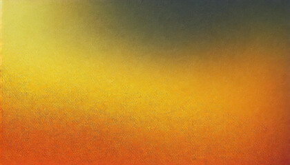 Fototapeta premium grainy orange yellow gradient. cinematic retro vintage grunge pastel texture, background, wallpaper, cover for product presentation and copy space