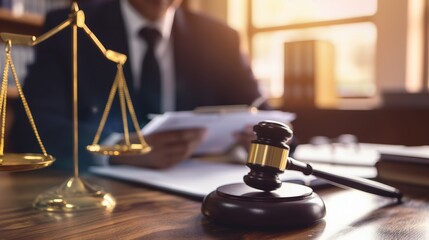 Personal injury lawyer discussing case close up, copy space personal injury claims legal office