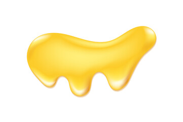 Dripping honey like design element.