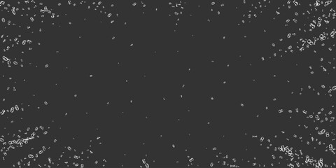 Falling numbers. Math study concept with flying