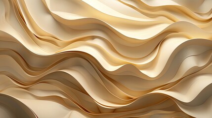 Obraz premium Abstract waves with vibrant orange and teal gradients