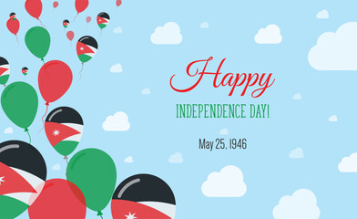 Jordan Independence Day Sparkling Patriotic