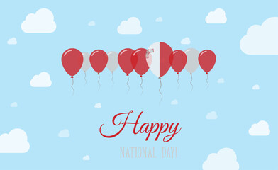 Malta Independence Day Sparkling Patriotic