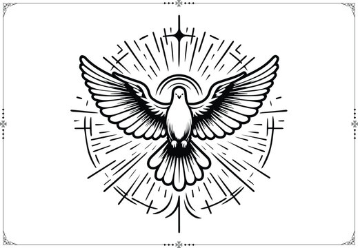Holy Spirit - Vector Illustration